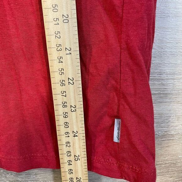 Eddie Bauer Womens T-Shirt Red Size Large Vacation Summer‎ Travel Colorful Cool - Picture 5 of 7